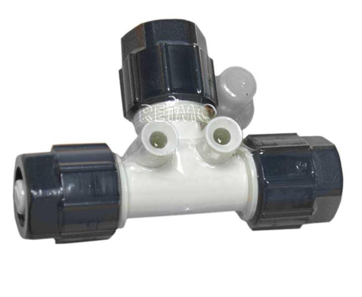 T lišta s 3 skrutkovými spojmi