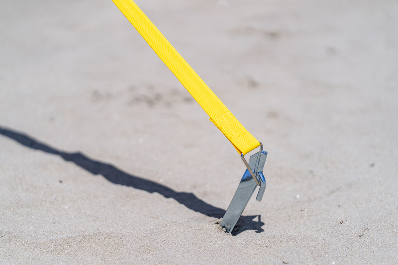 Súprava na upevnenie ochrany proti vetru - Tie Down S - žltá</p>