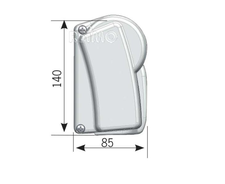Dometic Perfect Wall 1500 nástenná markíza, kryt: biely Farba: Horizon Grey