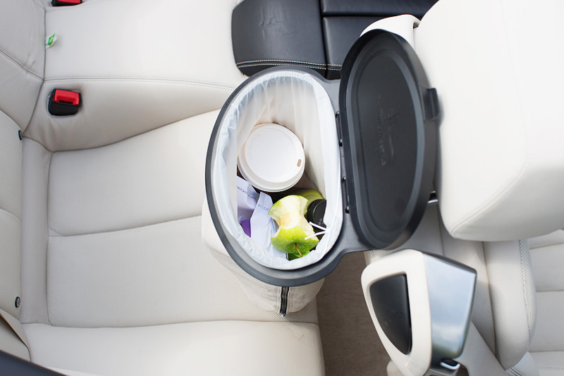 Odpadkový kôš Flextrash, 9 l, čierny, biologicky rozložiteľný materiál