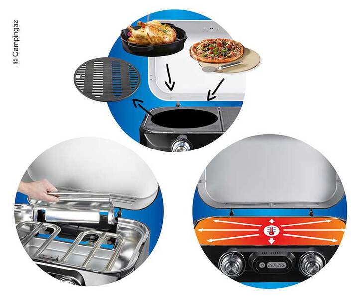 Stolný gril Campingaz ATTITUDE 2100 EX, 30mbar, 5kW, InstaStart zapaľovanie