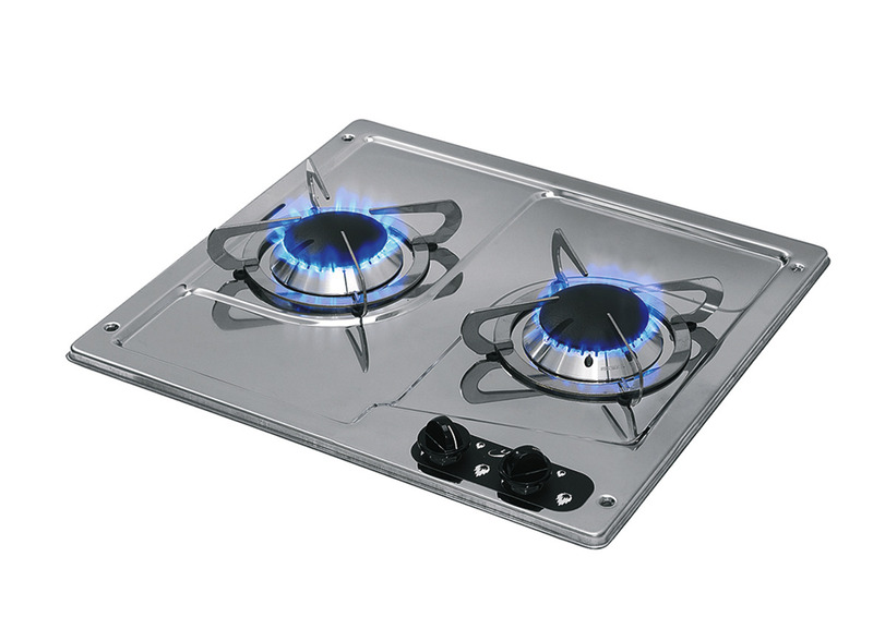 Varná doska z nehrdzavejúcej ocele s 2 horákmi - PC1322</p>