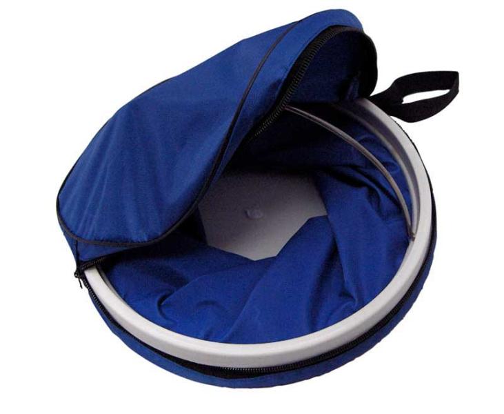 9-litrové skladacie vedro s robustnou základňou a úložným vreckom