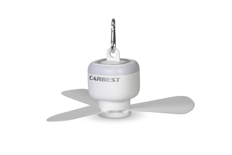 Stropný ventilátor CARBEST LENE s LED svietidlom a akumulátorom