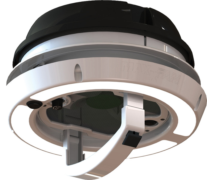 Strešný ventilátor MaxxFan Dome Plus 12 V – čierny