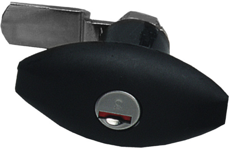 Zámok na chlopňu batožiny Ellipse - čierny</p>