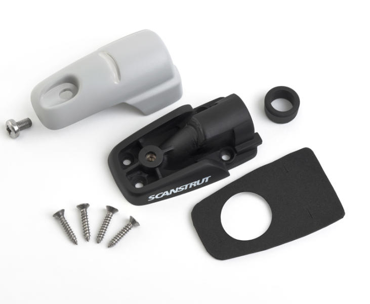 Strešný kanál Scanstrut plastový 6-10 mm - horizontálny - svetlosivý</p>