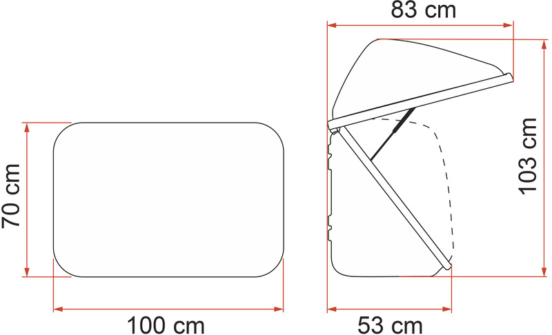 Box na batožinu pre nosič bicyklov - Ultra-Box 320</p>