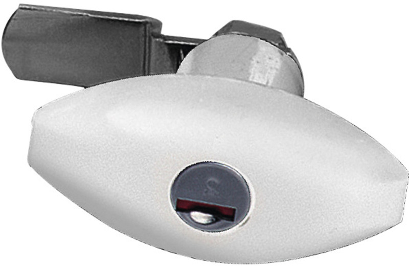 Zámok na klopu batožiny elipsa - biely</p>