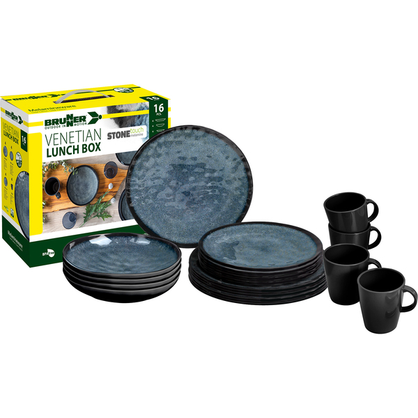 Sada melamínového riadu Venetian – 16-dielna – pre 4 osoby
