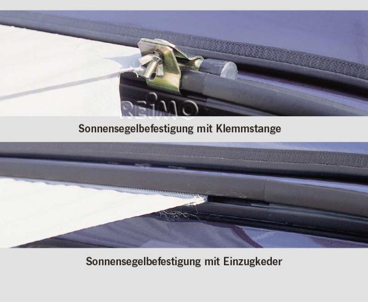 Multirail montážna lišta na odkvapový stan Mercedes Vito z roku 2003 vpravo - strana spolujazdca</p>