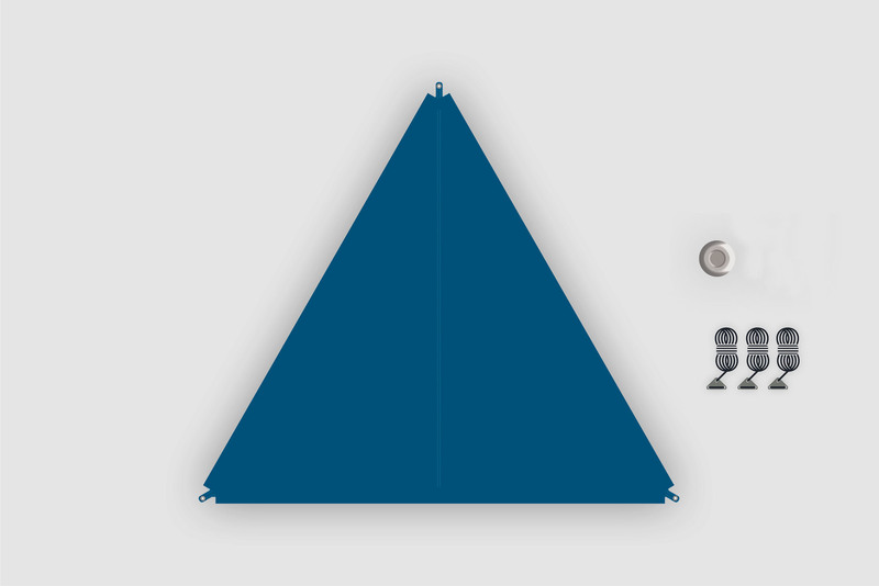 Predlžovacia plachta BENT so zipsom proti dažďu - tmavomodrá</p>