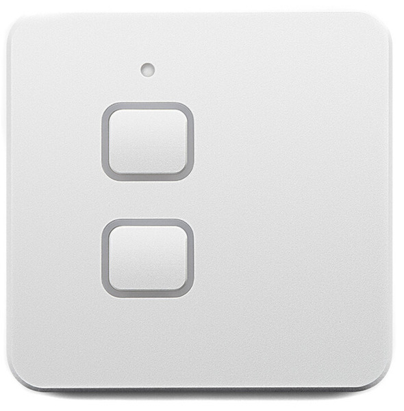 Spínač svetla Nereide 2S s integrovanou funkciou stmievania - strieborný</p>