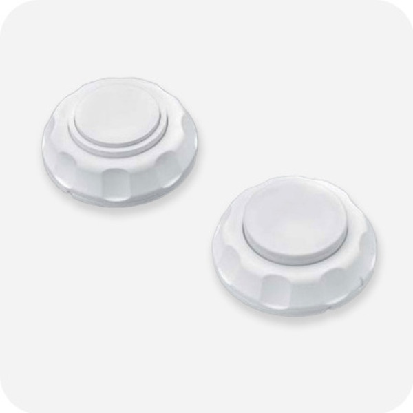 Magnetický držiak na dvere - biely - sada 2 ks</p>