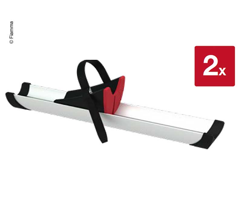 Kit Rail Premium 48, štvrtá dvojdielna koľajnica Carry-Bike VW T5/T6 Pro strieborná