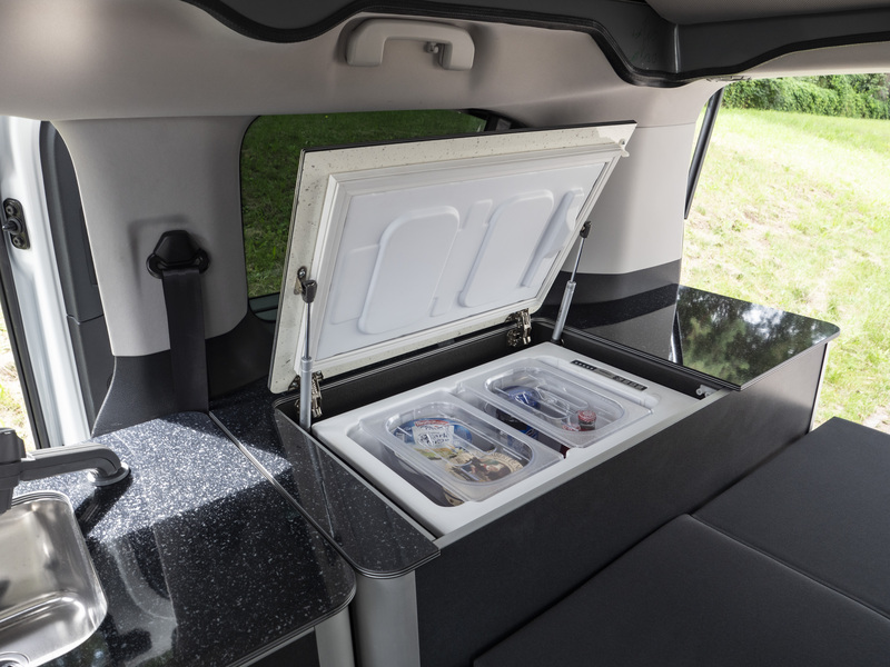 Modul chladiacej skrine s technickým vybavením pre Citroën Spacetourer Trip