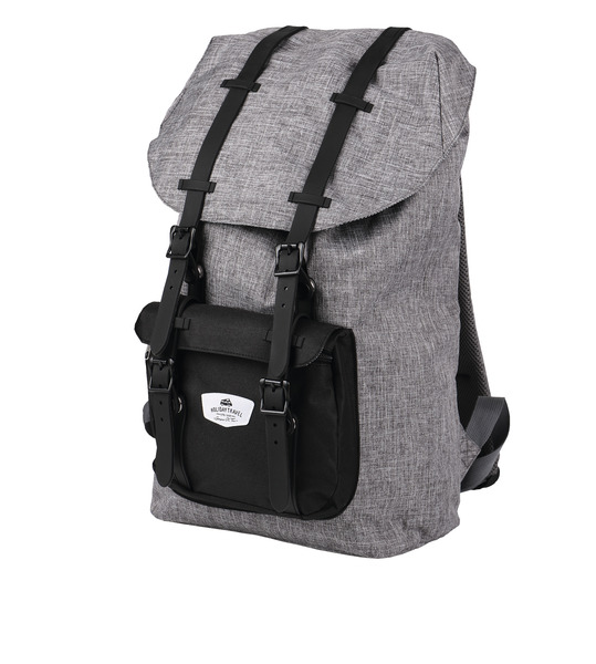 Backpack HOLIDAY TRAVEL, grey, separate laptop inner compartment