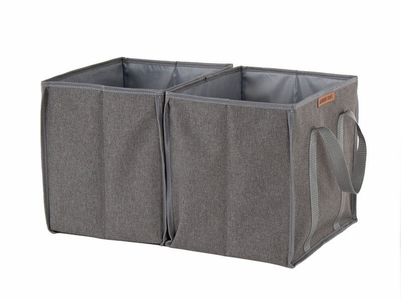 Skladacie boxy s rukoväťami na prenášanie - sada 2 kusov</p>