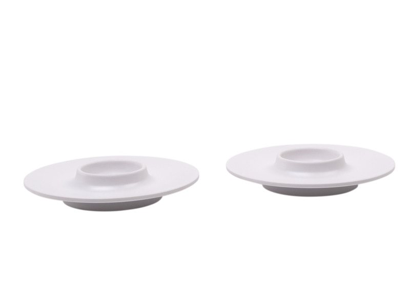 Súprava melamínových pohárov na vajíčka Lund - 4 kusy - biela</p>