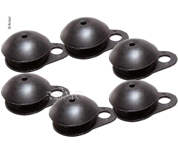 Markíza koberec, stan koberec upevnenie klipy, 6 kusov