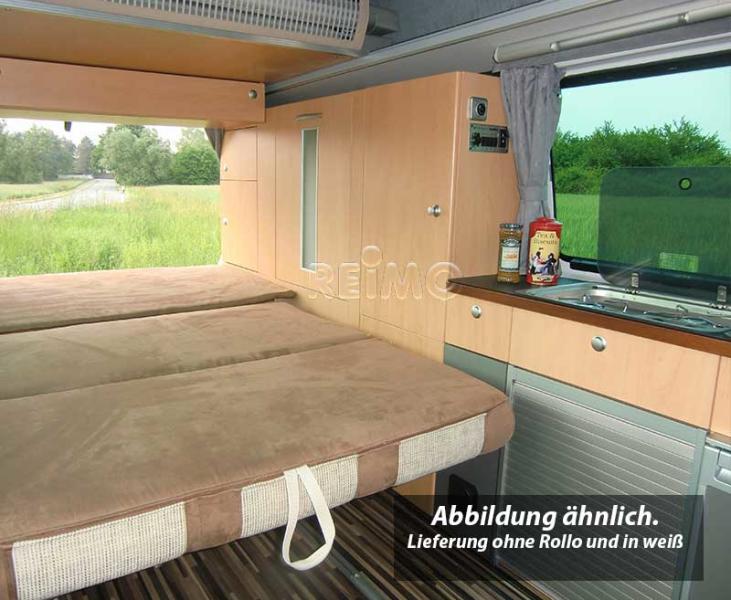 Séria nábytku TrioStyle, biela s vysokým leskom, pre VW T6/5 LR, stavebnicová sada