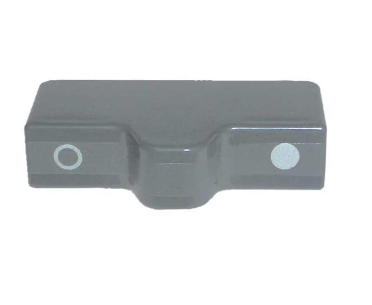 Zámok dverí Dometic Series 7 sivé zakrivené dvere, 1-dverové pevné