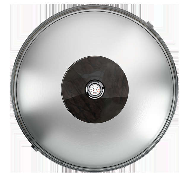 Feuerdesign Teide antracitový stolný gril na drevené uhlie s grilovacími kliešťami</p>