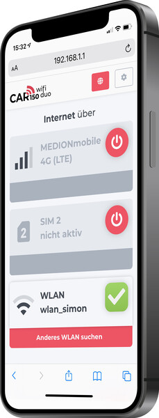 Kathrein Camping-Router CAR 150 WiFi Duo</p>