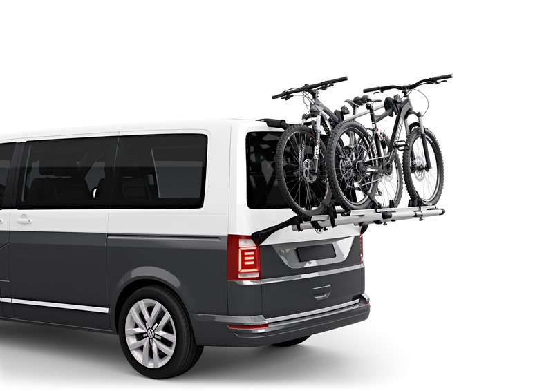 Nosič bicyklov Thule WanderWay pre zadné dvere vozidla VW T6, čierny