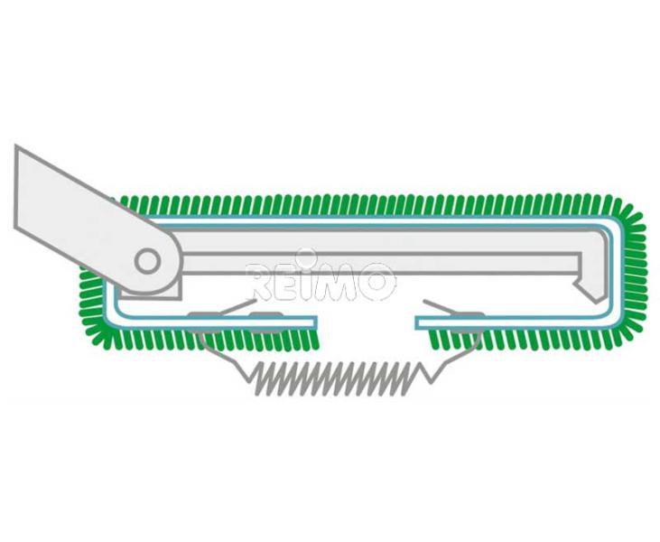 Podložka pod nohy na schodíky, farba: čierna
