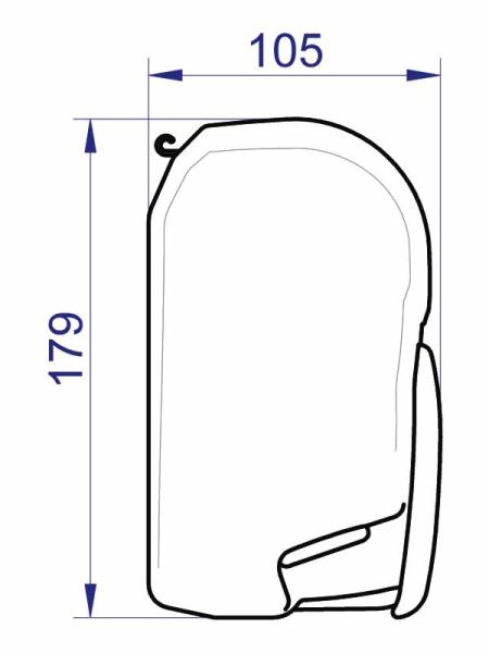 Markíza Omnistor 8000 4,5 m Blue Sky Housing Silver