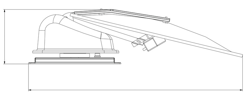 Automatický satelitný systém Flat-Sat 65 s Astra