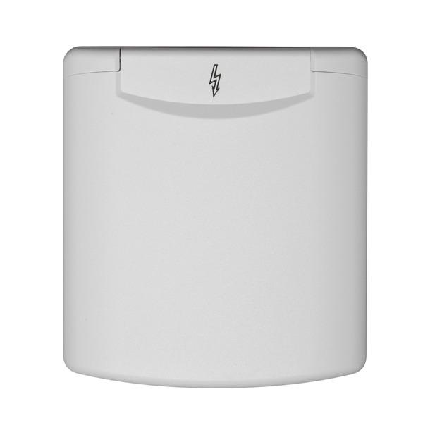 Zásuvka CEE s magnetickou poistkou - biela</p>