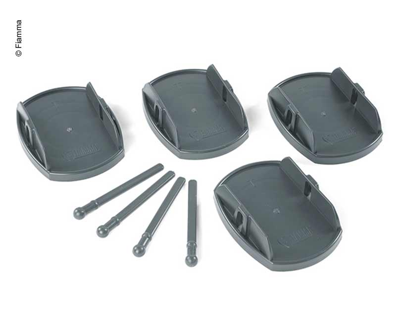 Dosky Pro support plates 4ks. Nosnosť 650kg/h šedá