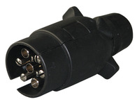 7-poliger Wohnwagenstecker aus Kunststoff
