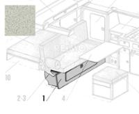 VW T3 Bj. 1980-1990 Klappsitzbank schmal, Bausatz Florida