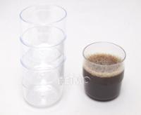 Trinkbecher Plastik 300ml, 4-Set, transparent aus Polystyrol