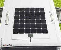 Solarpanel 130W montiert auf Aufstelldach