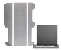 Bodenplatte VW T6/T5 LR V3000 3-teilig, 651 mm Schienenabstand Dekor Quad