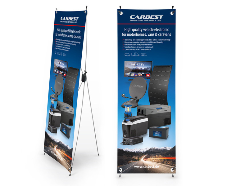 Carbest X-Banner - Englisch