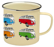 VW Collection Emaille-Tassen, Beige