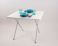 Campingtisch Eva 80x60x62/50cm, Stahlgestell 19x0,7mm Camp4