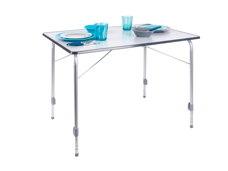 Campingtisch Bergamo 4 deluxe 100x68cm Umleimer grau