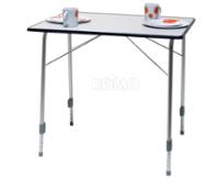 Campingtisch Sorrent 4 de luxe, 80x60cm Uml. grau