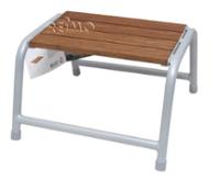 Trittstufe Wohnwagen, Aluminium/Holz 40x23cm