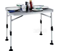 Campingtisch PARIS 80x60x70cm, Tischplatte: edles anthrazit