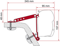 Adapter Kit Wall F1/F45/F50/F55