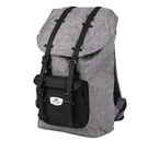 Rucksack HOLIDAY TRAVEL, grau, separates Laptop-Innenfach