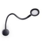 LED-Schwanenhalsleuchte mit 2-fach USB: 1x1A + 1x2A
