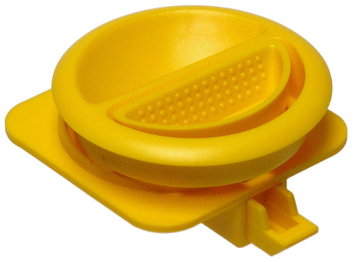 Reimo Möbelgriff rund, gelb, der Klassiker